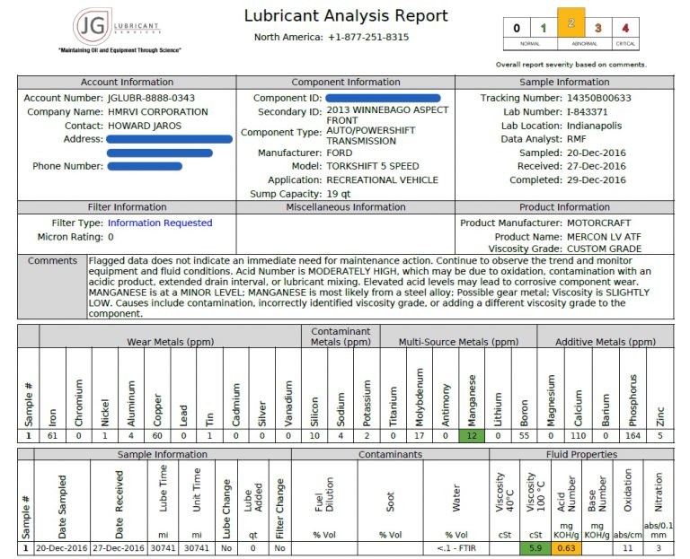 Engine Oil Analysis Is it Worth the Money? Your Full Time RV Living