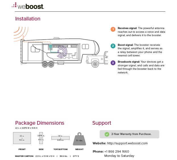 weboost cell phone booster