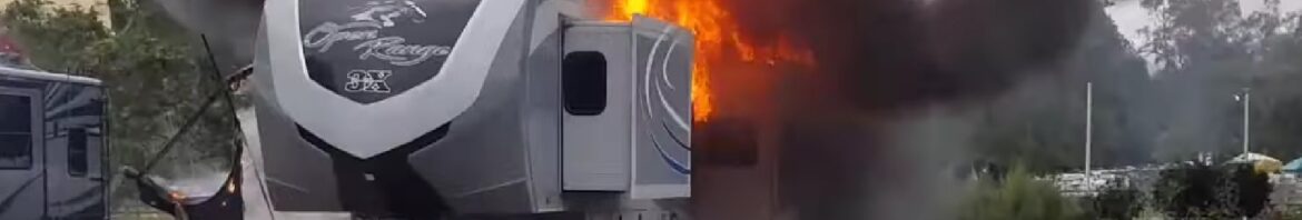 Monosnap RV fires - 6 minutes to total destruction