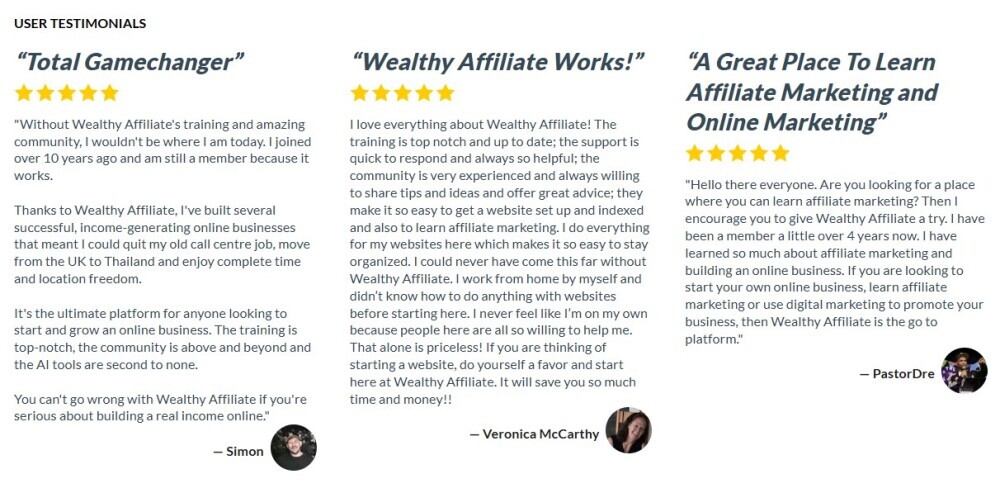 Wealthy Affiliate Reviews