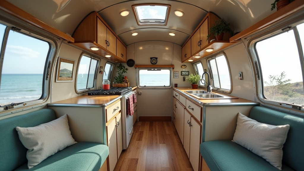 Airstream trailer exterior view