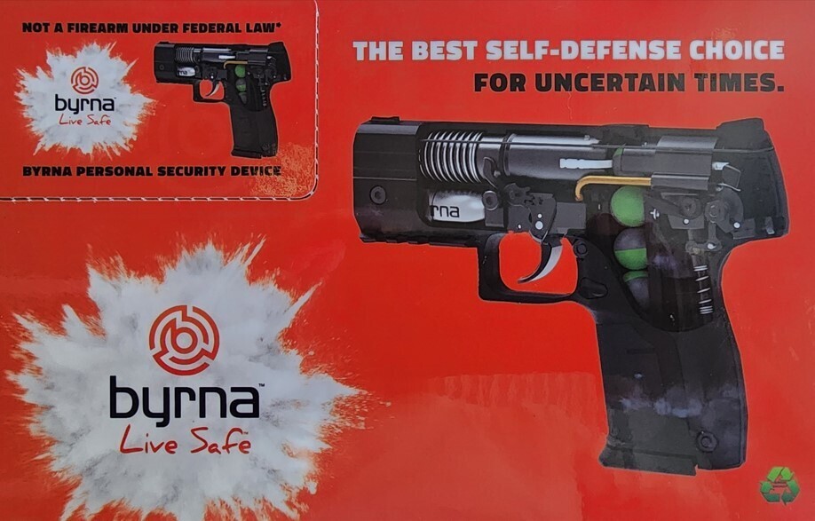 byrna versus a handgun