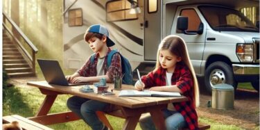 homeschooling in an rv